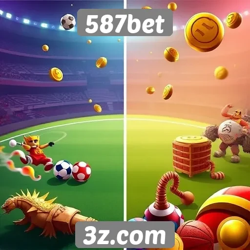 Comparativo entre jogos clássicos e novos no 587bet