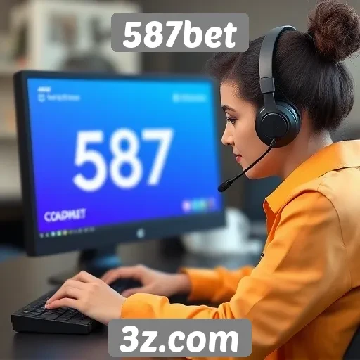 Suporte ao cliente no 587bet